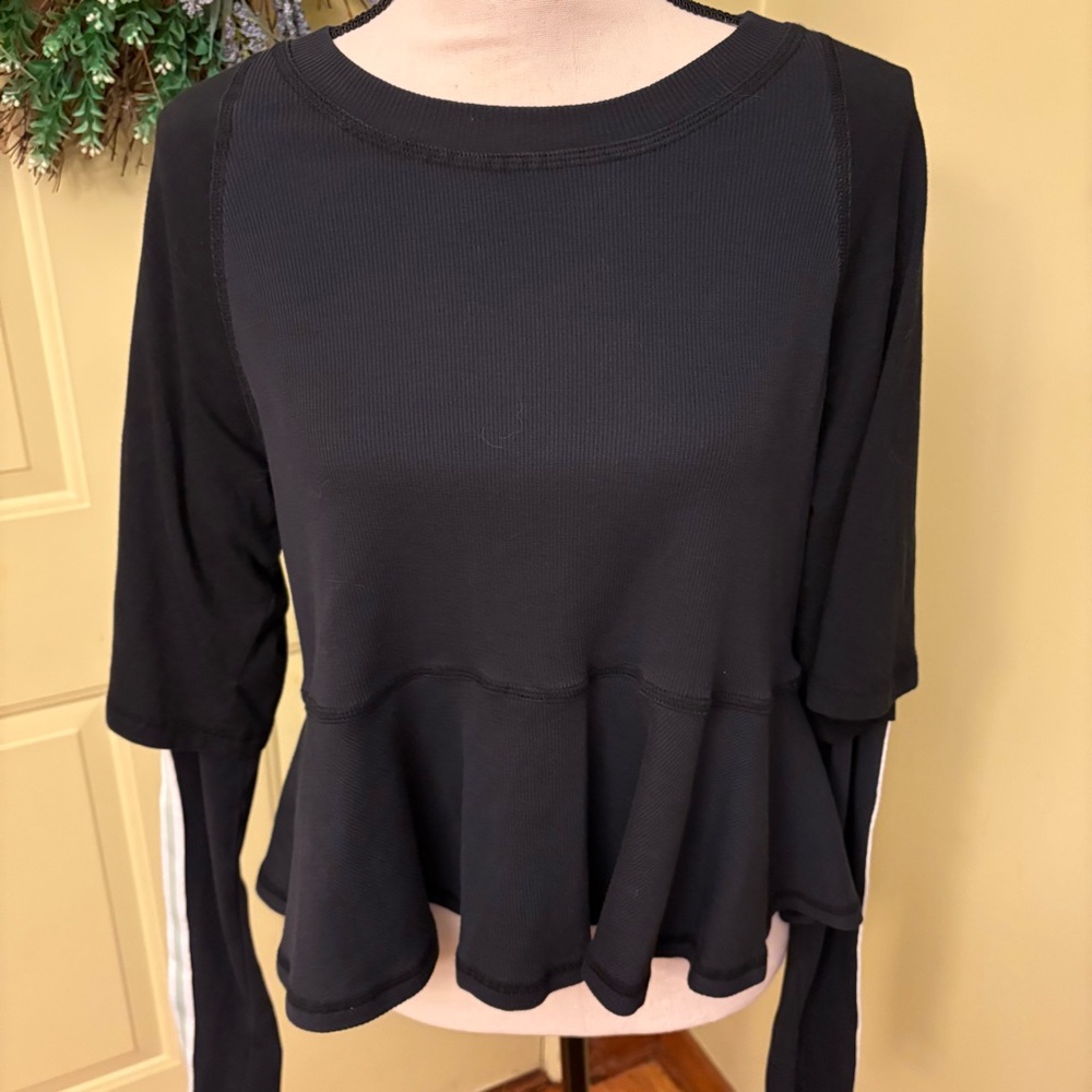 NWT FP MOVEMENT Peplum Top size XS